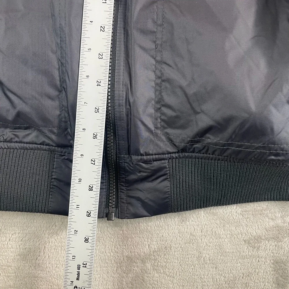 Mercedes Benz Drivers Bomber‎ Jacket Men XL Dark Grey Full Zip Logo NWT $395